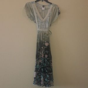 Cute bohemian style summer dress
